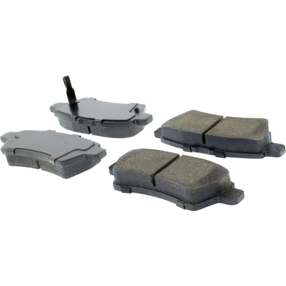 Centric Parts Disc Brake Pad Set Posi Quiet Ceramic with Shims and Hardware for 2004-2012 Nissan Pathfinder 105.11010
