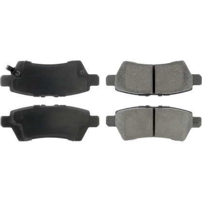 Centric Parts Disc Brake Pad Set Posi Quiet Ceramic with Shims and Hardware for 2004-2012 Nissan Pathfinder 105.11010