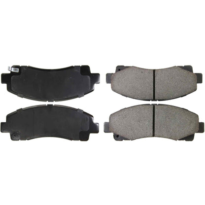 Centric Parts Disc Brake Pad Set Posi Quiet Ceramic with Shims and Hardware for 2009-2014 Acura TL 2011-2006 Honda Ridgeline 105.11020