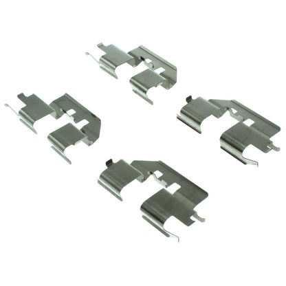 Centric Parts Disc Brake Pad Set Posi Quiet Ceramic with Shims and Hardware for 2009-2014 Acura TL, 2006-2014 Honda Ridgeline 105.11030