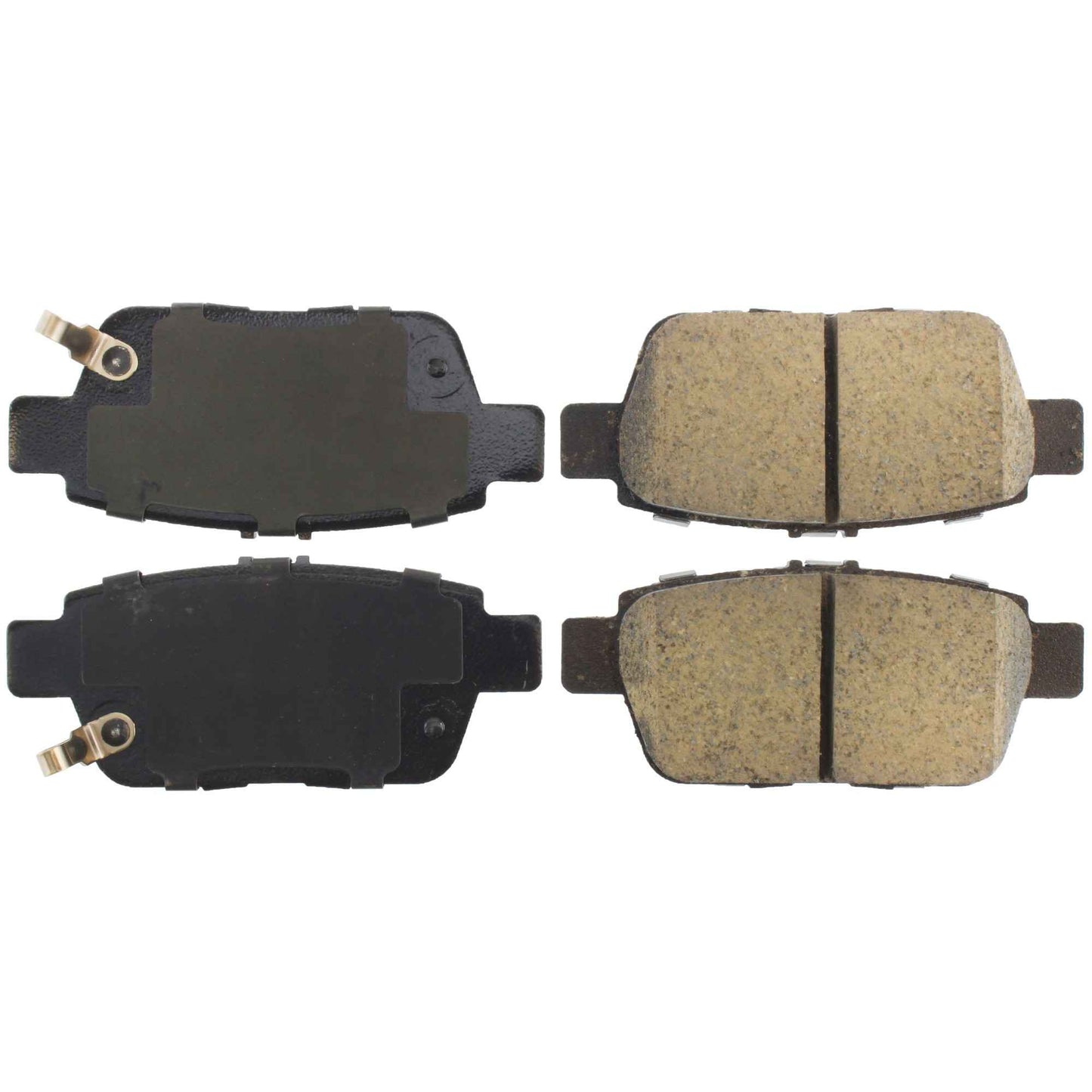 Centric Parts Disc Brake Pad Set Posi Quiet Ceramic with Shims and Hardware for 2009-2014 Acura TL, 2006-2014 Honda Ridgeline 105.11030