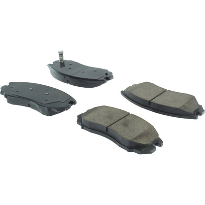 Centric Parts Disc Brake Pad Set Posi Quiet Ceramic with Shims for 2004-2008 Hyundai Tiburon 105.11040
