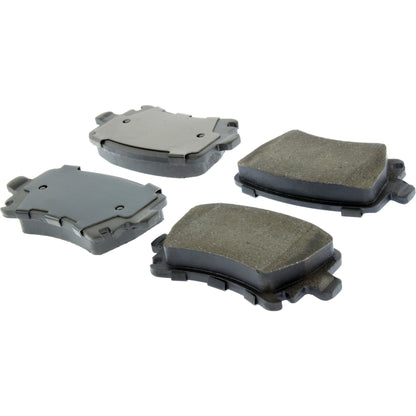 Centric Parts Disc Brake Pad Set Posi Quiet Ceramic with Shims and Hardware for 2006-2015 Audi A3, A4, A6, Q3, TT and Seat Alt 105.11080