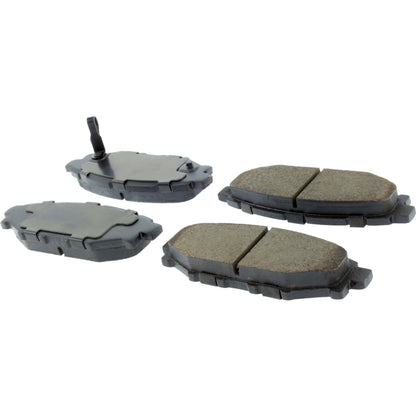 Centric Parts Disc Brake Pad Set Posi Quiet Ceramic with Shims for 2013-2016 Subaru BRZ Scion FR‑S