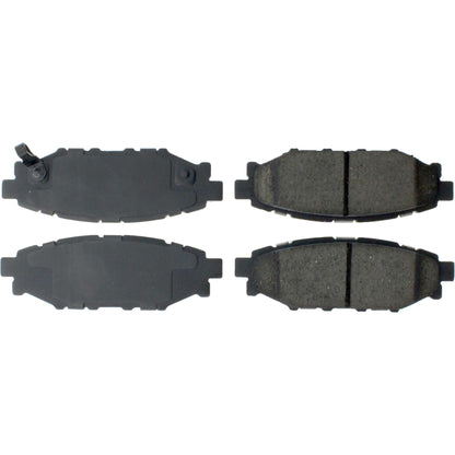 Centric Parts Disc Brake Pad Set Posi Quiet Ceramic with Shims for 2013-2016 Subaru BRZ Scion FR‑S