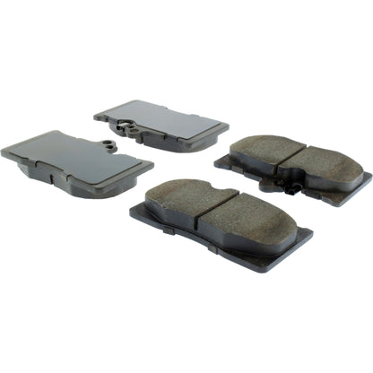 Centric Parts Disc Brake Pad Set Posi Quiet Ceramic with Shimmed for 2006-2022 Lexus GS IS RC 105.11180