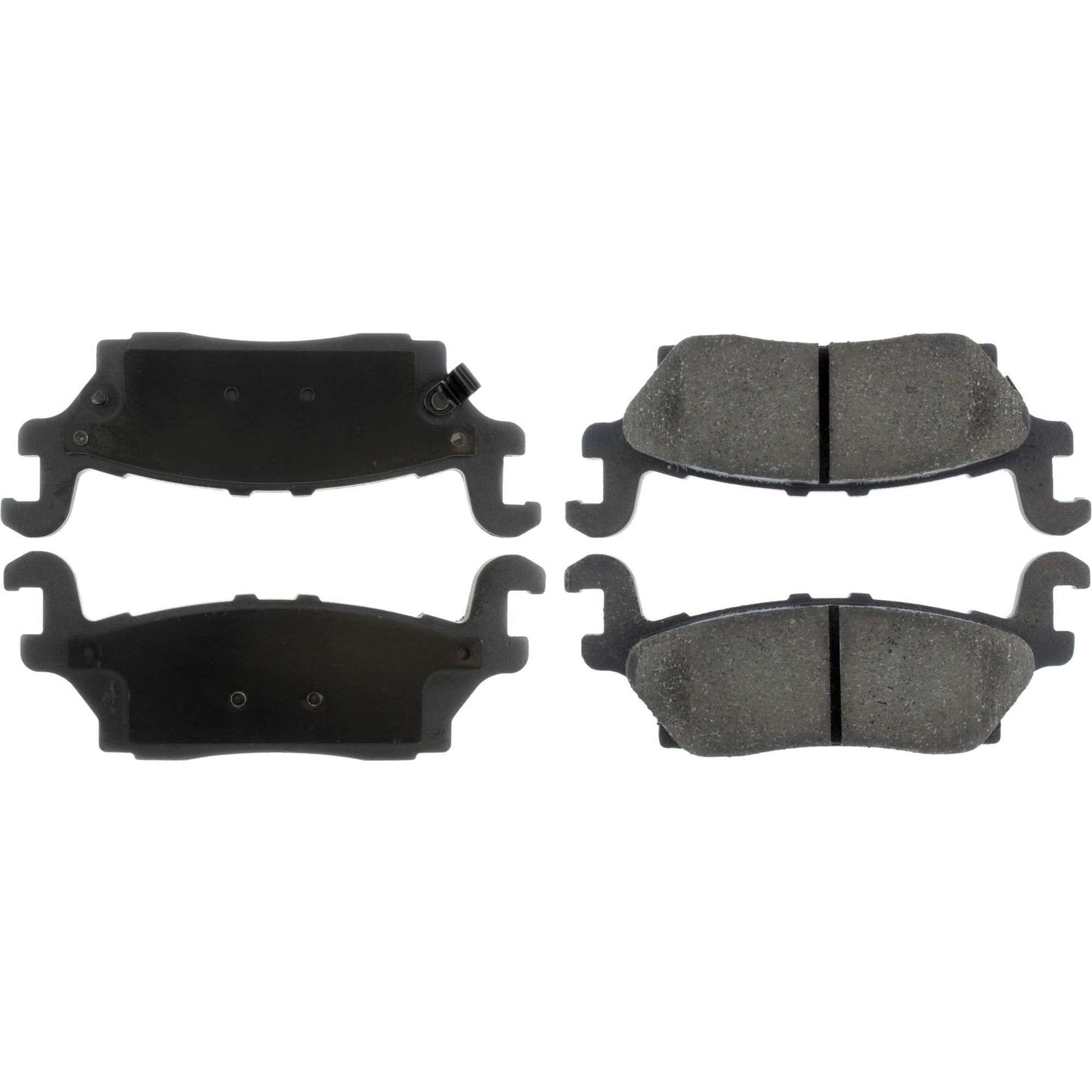 Centric Parts Disc Brake Pad Set Posi Quiet Ceramic with Shims and Hardware for 2006-2010 Hummer H3/H3T 105.11200