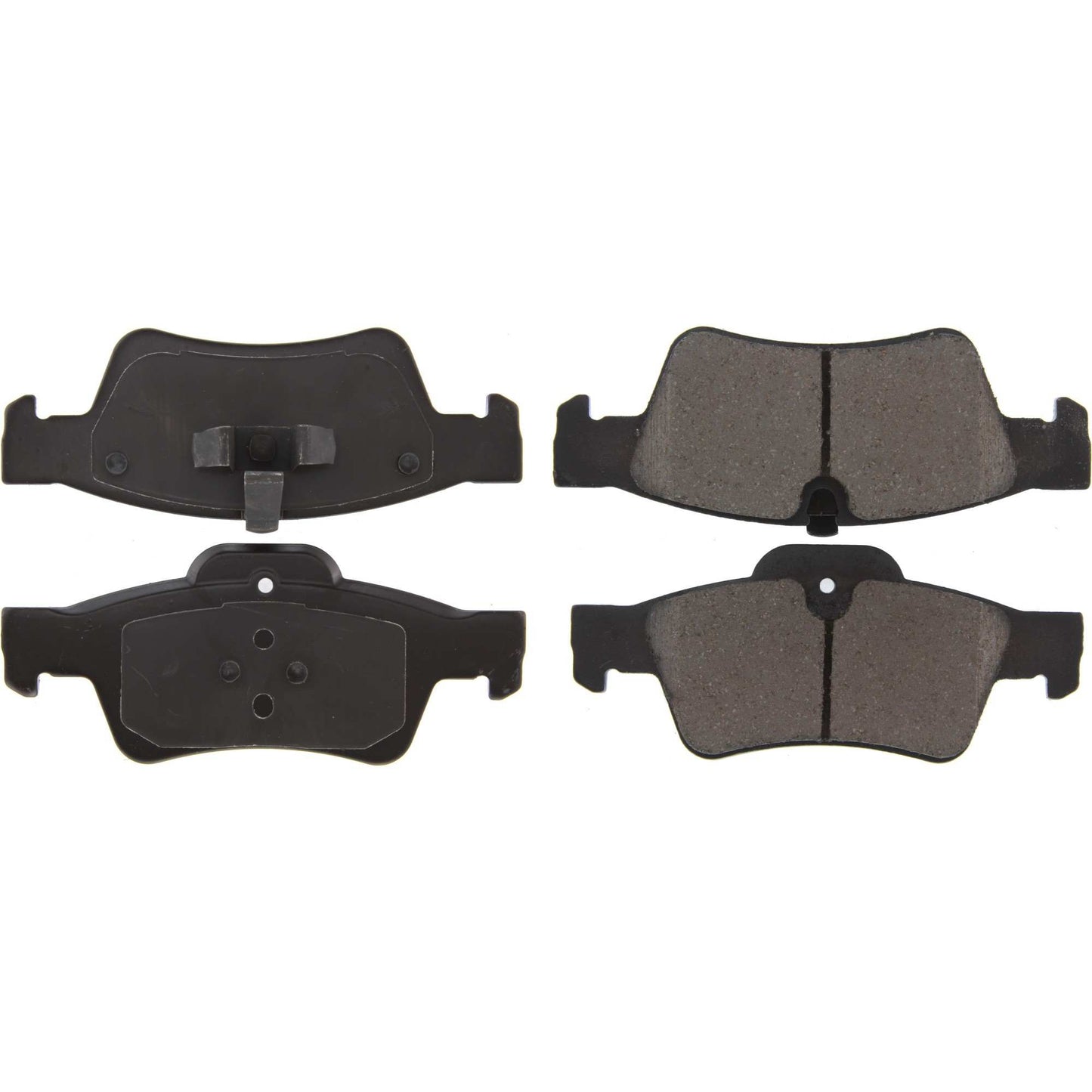 Centric Parts Disc Brake Pad Set Posi Quiet Ceramic with Shims for 2005-2017 Mercedes-Benz G55 AMG, G65 AMG, GL320, GL350, GL450, GL550, ML320, ML350, ML450, ML500, ML550, R320, R350, R500 105.11220