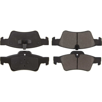 Centric Parts Disc Brake Pad Set Posi Quiet Ceramic with Shims for 2005-2017 Mercedes-Benz G55 AMG, G65 AMG, GL320, GL350, GL450, GL550, ML320, ML350, ML450, ML500, ML550, R320, R350, R500 105.11220