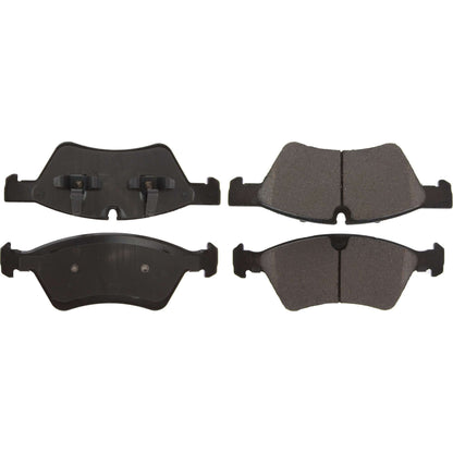 Centric Parts Disc Brake Pad Set Posi Quiet Ceramic with Shims for 2005-2017 Mercedes-Benz E350 E500 E550 G55 AMG G65 AMG GL320 GL350 GL450 GL550 ML320 ML350 ML450 ML500 ML550 105.11230