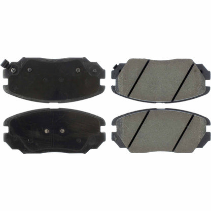 Centric Parts Disc Brake Pad Set Posi Quiet Ceramic with Shims for 2006-2011 Hyundai Azera 2005-2009 Sonata 2007-2009 Kia Amanti 105.11250