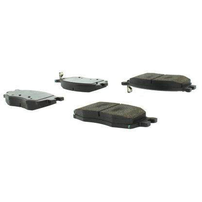 Centric Parts Disc Brake Pad Set Posi Quiet Ceramic with Shims for 2006-2012 Dodge Attitude, 2006-2011 Hyundai Accent, 2006-2011 Kia Rio 105.11560