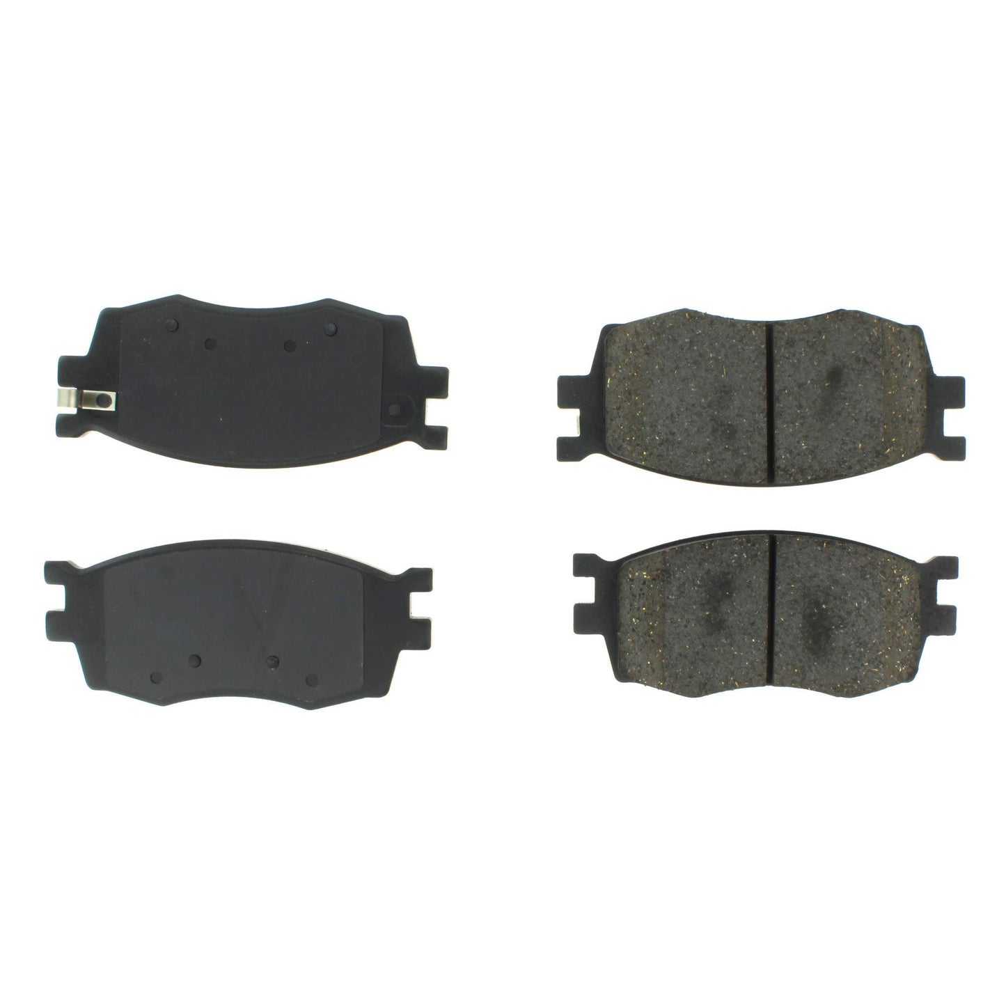 Centric Parts Disc Brake Pad Set Posi Quiet Ceramic with Shims for 2006-2012 Dodge Attitude, 2006-2011 Hyundai Accent, 2006-2011 Kia Rio 105.11560