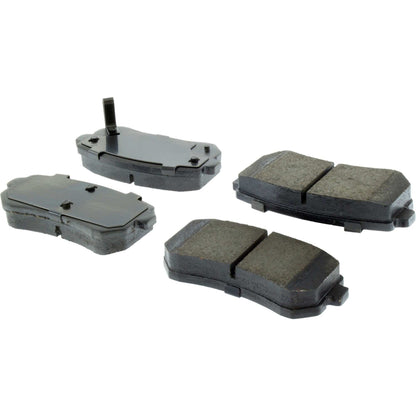 Centric Parts Disc Brake Pad Set Posi Quiet Ceramic with Shims for 2006-2017 Hyundai and Kia Models 105.11570