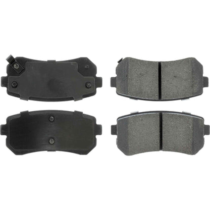 Centric Parts Disc Brake Pad Set Posi Quiet Ceramic with Shims for 2006-2017 Hyundai and Kia Models 105.11570