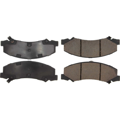 Centric Parts Disc Brake Pad Set Posi Quiet Ceramic with Shims for 2008-2011 Buick Allure LaCrosse Lucerne Cadillac DTS Chevy Impala Monte Carlo