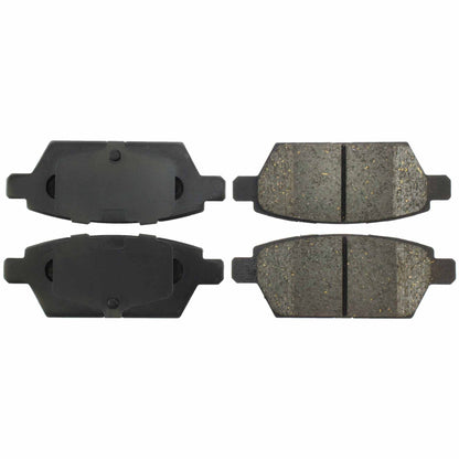 Centric Parts Disc Brake Pad Set Posi Quiet Ceramic with Shims and Hardware for 2006-2013 Ford Fusion Lincoln MKZ Zephyr Mazda 6 Mercury Milan 105.11610