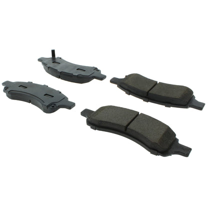 Centric Parts Disc Brake Pad Set Posi Quiet Ceramic with Shims for 2006-2009 Buick Rainier, Chevrolet Colorado 2009-2012 105.11690