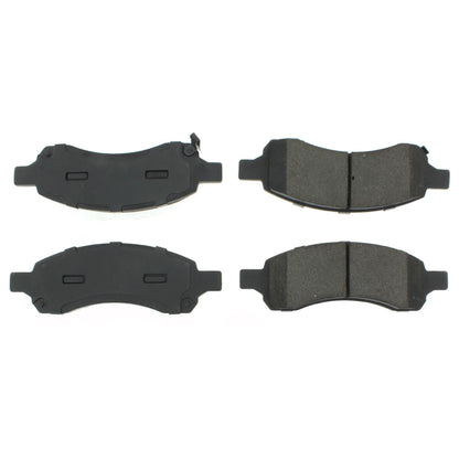 Centric Parts Disc Brake Pad Set Posi Quiet Ceramic with Shims for 2006-2009 Buick Rainier, Chevrolet Colorado 2009-2012 105.11690