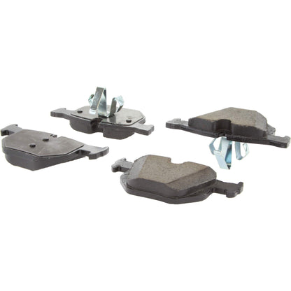 Centric Parts Disc Brake Pad Set Posi Quiet Ceramic with Shims for BMW 330i 2007-2006, 330xi 2006, 335d 2011-2009, 335i 2013-2007, 335is 2013-2011, 335i xDrive 2013-2009, 335xi 2008-2007, X1 2015-2010 105.11700