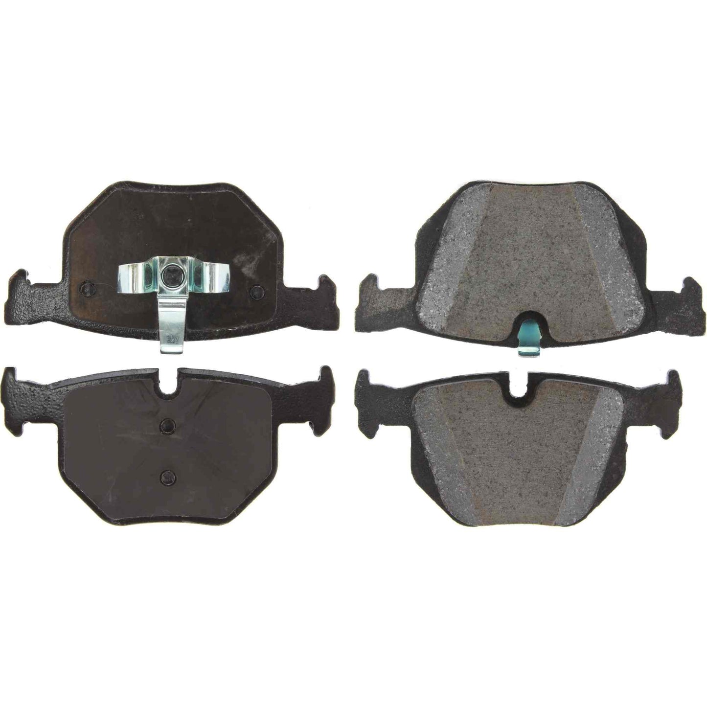 Centric Parts Disc Brake Pad Set Posi Quiet Ceramic with Shims for BMW 330i 2007-2006, 330xi 2006, 335d 2011-2009, 335i 2013-2007, 335is 2013-2011, 335i xDrive 2013-2009, 335xi 2008-2007, X1 2015-2010 105.11700
