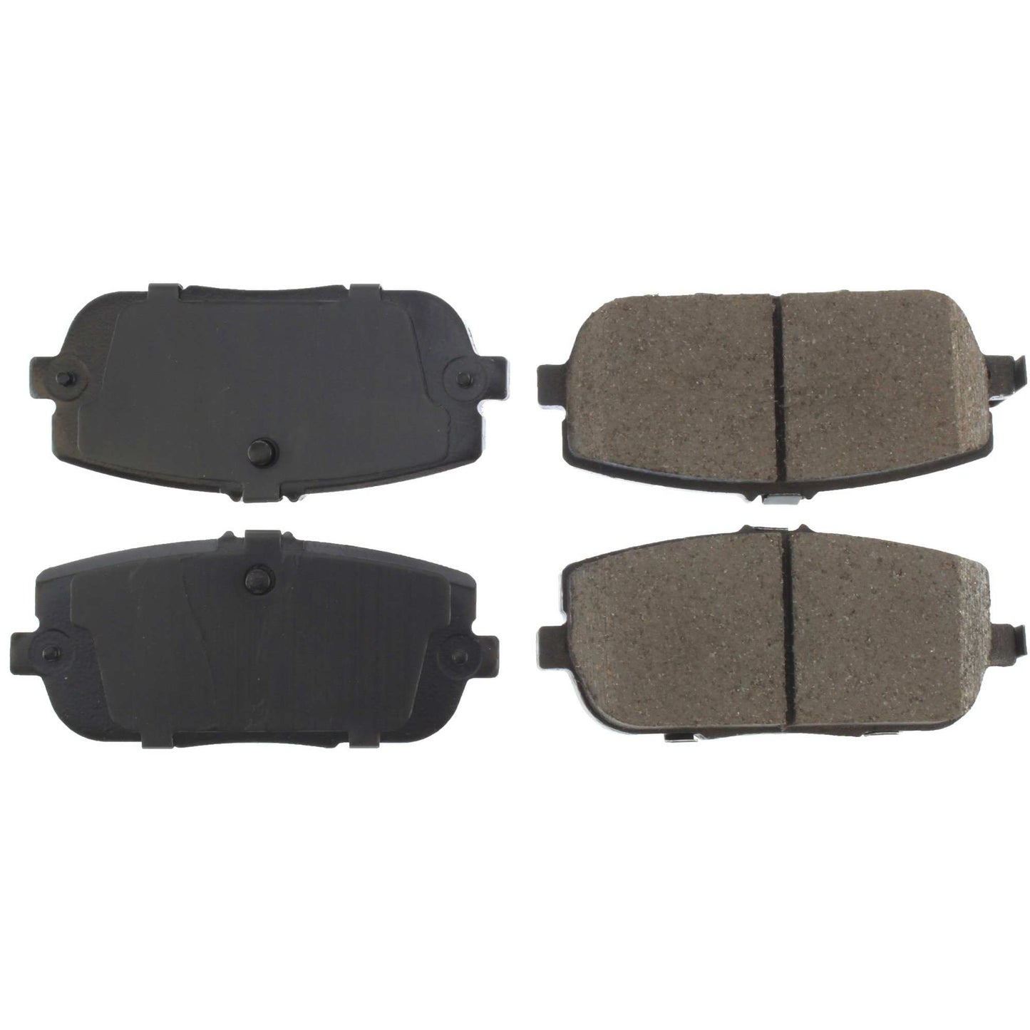 Centric Parts Disc Brake Pad Set Posi Quiet Ceramic with Shims and Hardware for Fiat 124 Spider 2020-2017 Mazda MX-5 2008-2006 MX-5 2020-2010 MX-5 Miata 2020-2006 105.11800