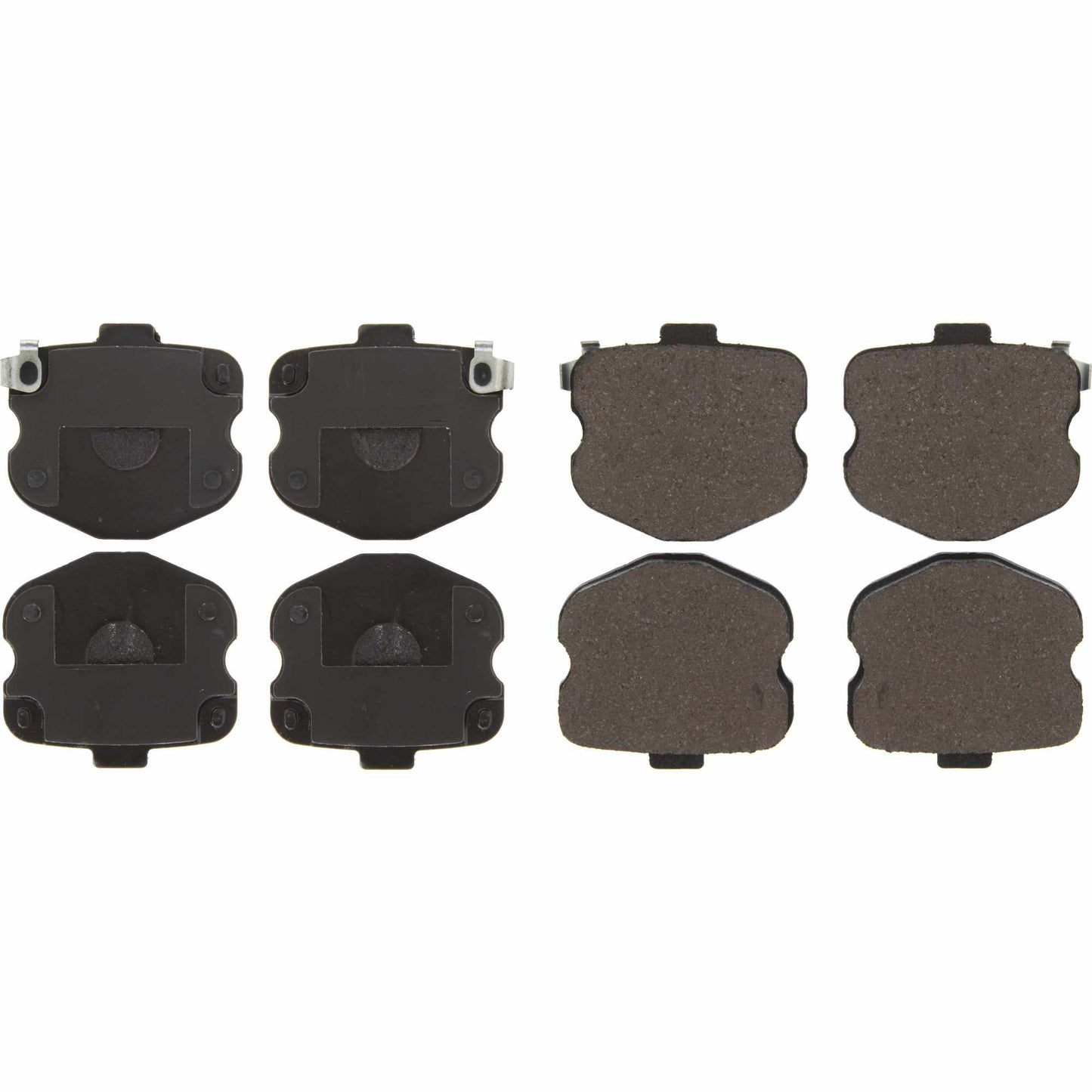 Centric Parts Disc Brake Pad Set Posi Quiet Ceramic with Shims for 2006-2013 Chevrolet Corvette 105.11851