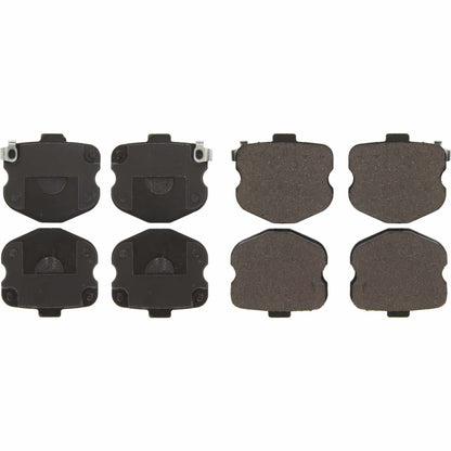 Centric Parts Disc Brake Pad Set Posi Quiet Ceramic with Shims for 2006-2013 Chevrolet Corvette 105.11851