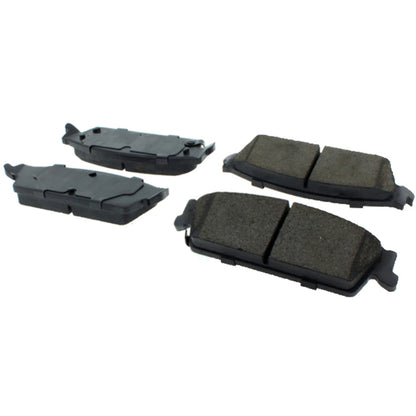 Centric Parts Disc Brake Pad Set Posi Quiet Ceramic with Shimmed for 2007-2014 Cadillac Escalade Chevrolet Avalanche Silverado Suburban Tahoe GMC Sierra Yuko 105.11940