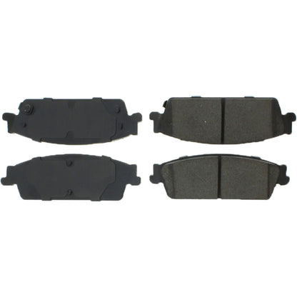 Centric Parts Disc Brake Pad Set Posi Quiet Ceramic with Shimmed for 2007-2014 Cadillac Escalade Chevrolet Avalanche Silverado Suburban Tahoe GMC Sierra Yuko 105.11940