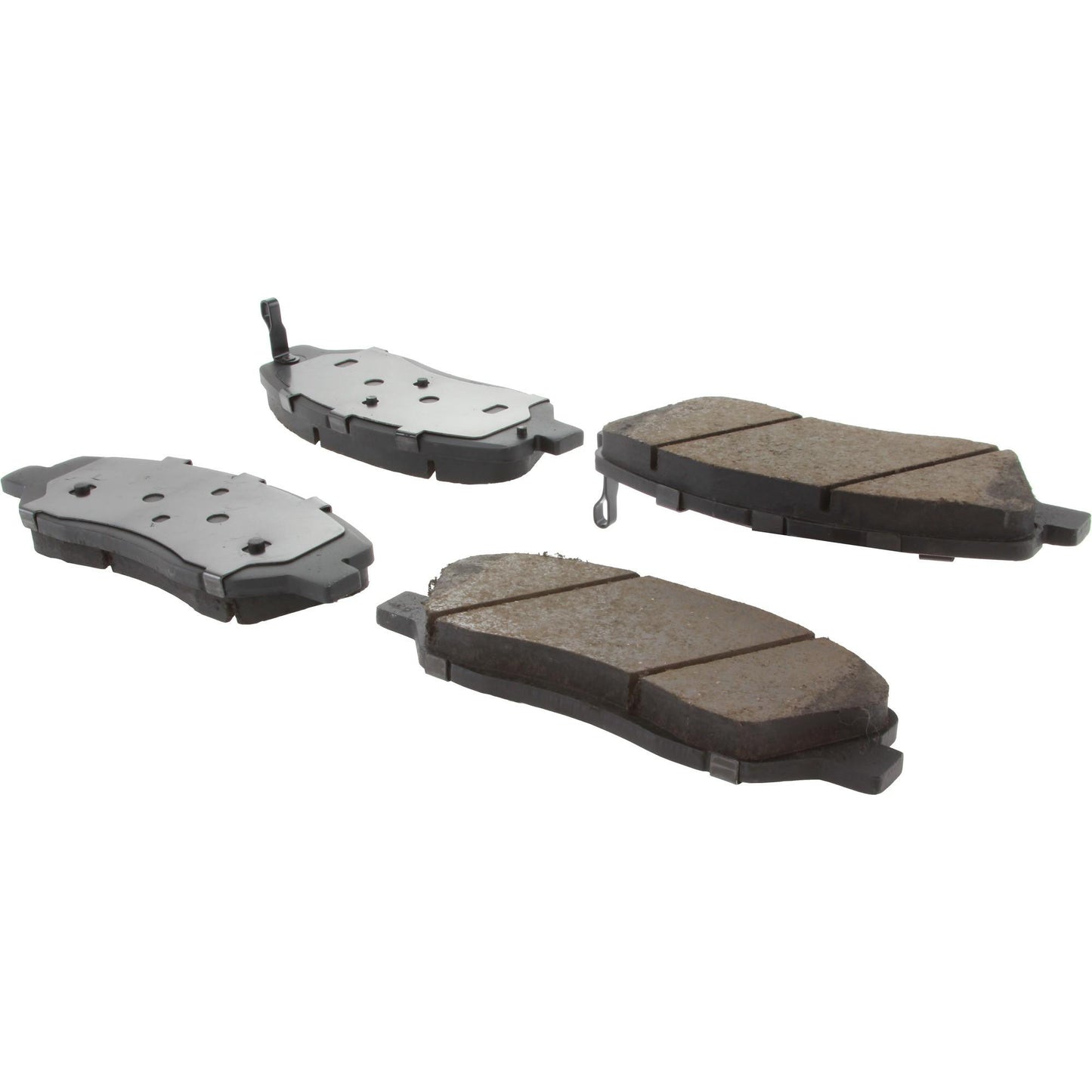 Centric Parts Disc Brake Pad Set Posi Quiet Ceramic with Shimmed for 2007-2016 Hyundai Entourage, Santa Fe, Kia Sedona