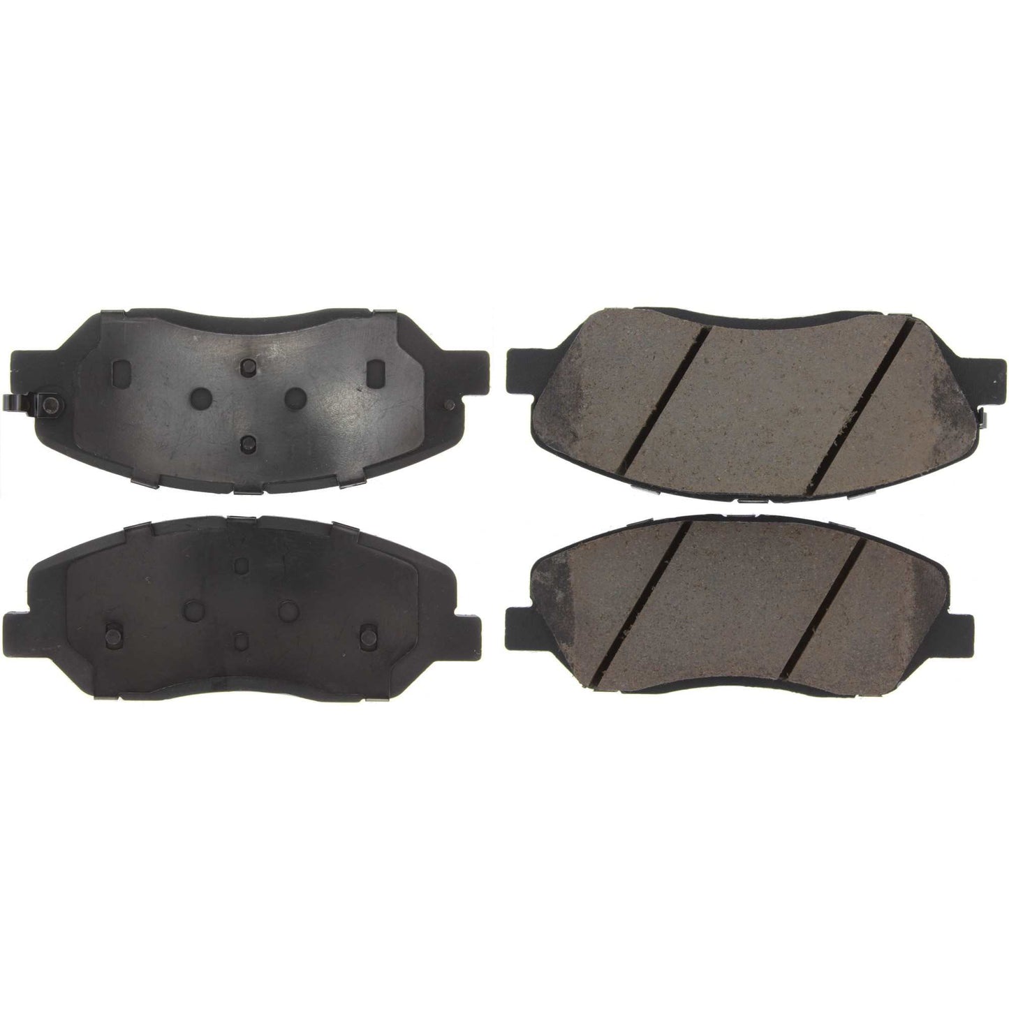 Centric Parts Disc Brake Pad Set Posi Quiet Ceramic with Shimmed for 2007-2016 Hyundai Entourage, Santa Fe, Kia Sedona