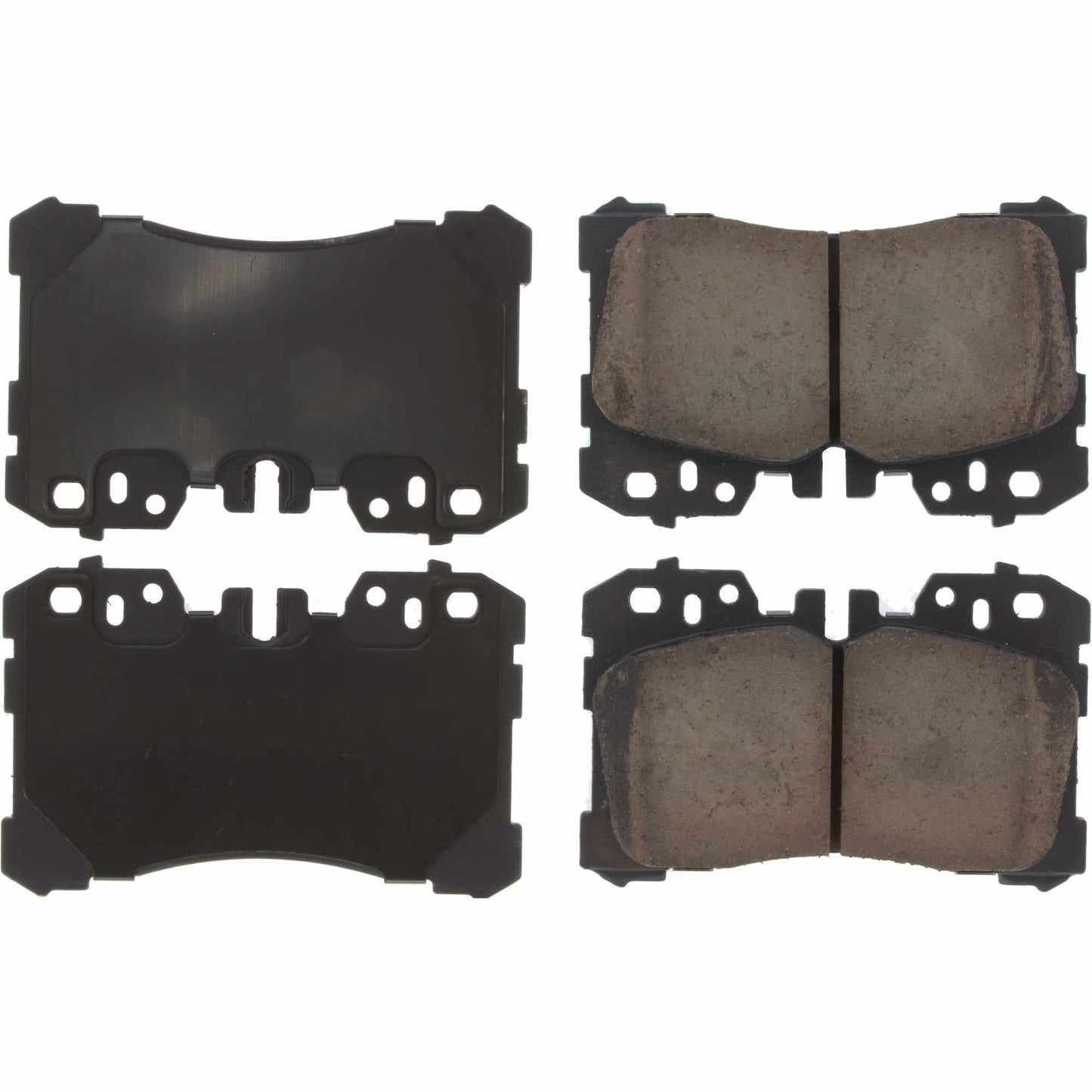Centric Parts Disc Brake Pad Set Posi Quiet Ceramic with Shims for 2007-2017 Lexus LS460, 2018-2022 Lexus LS500/LS500h, 2008-2016 Lexus LS600h, 2020-2022 Toyota Mirai 105.12820