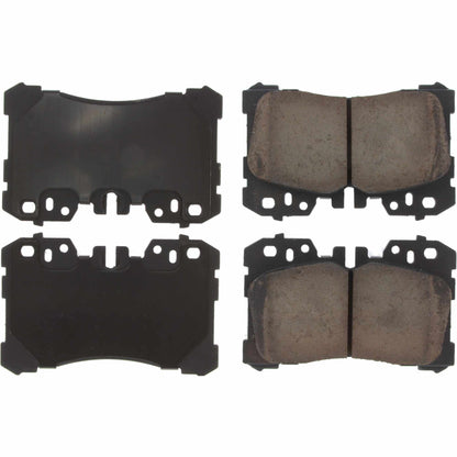Centric Parts Disc Brake Pad Set Posi Quiet Ceramic with Shims for 2007-2017 Lexus LS460, 2018-2022 Lexus LS500/LS500h, 2008-2016 Lexus LS600h, 2020-2022 Toyota Mirai 105.12820