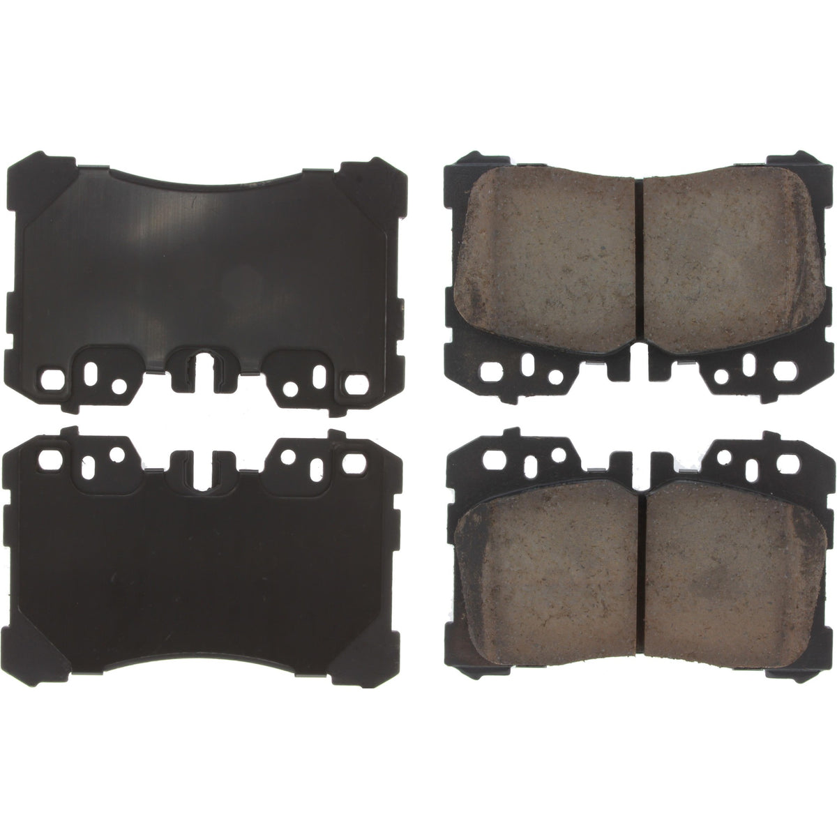 Centric Parts Disc Brake Pad Set Posi Quiet Ceramic with Shims for 2007-2017 Lexus LS460, 2018-2022 Lexus LS500/LS500h, 2008-2016 Lexus LS600h, 2020-2022 Toyota Mirai 105.12820