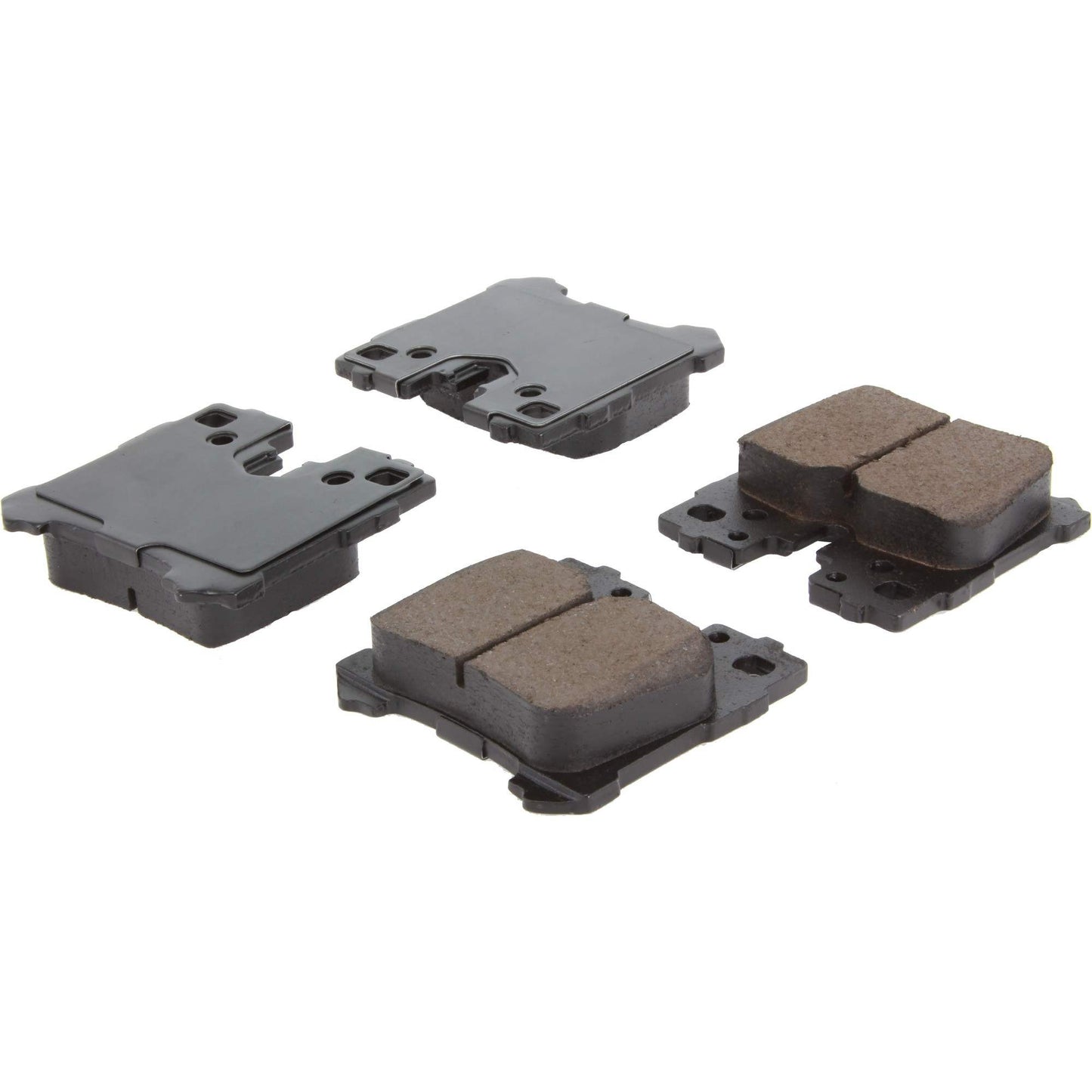 Centric Parts Brake Pad Set Posi Quiet Ceramic with Shims and Hardware for Lexus LS460 2007-2017, LS500/LS500h 2018-2022, LS600h 2008-2016, Toyota Mirai 2020-2022 105.12830