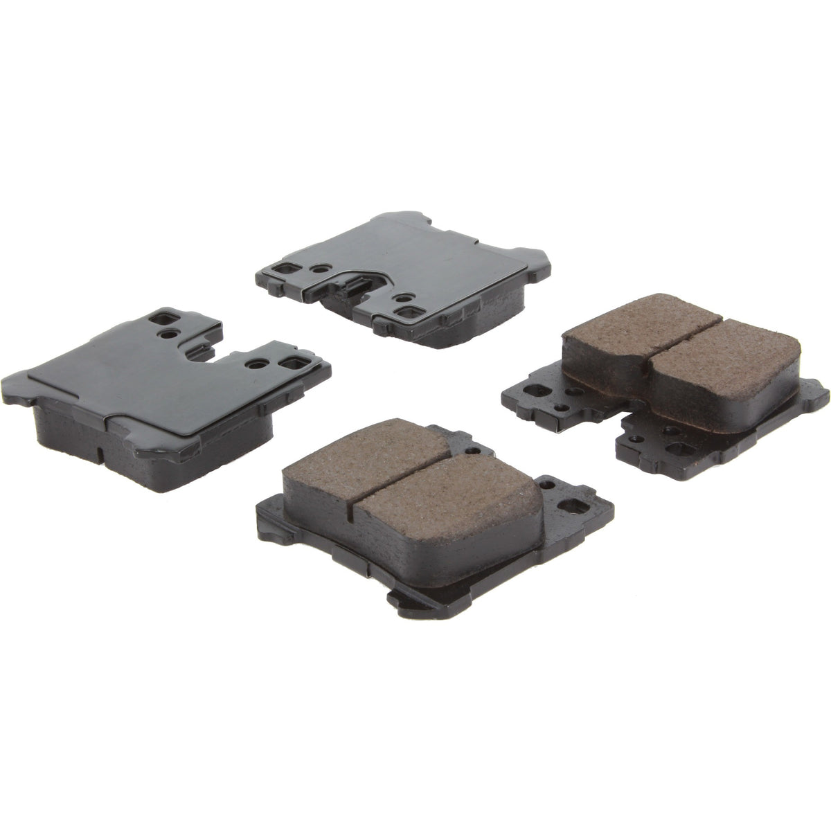 Centric Parts Brake Pad Set Posi Quiet Ceramic with Shims and Hardware for Lexus LS460 2007-2017, LS500/LS500h 2018-2022, LS600h 2008-2016, Toyota Mirai 2020-2022 105.12830