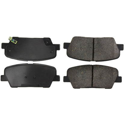 Centric Parts Disc Brake Pad Set Posi Quiet Ceramic with Shims and Hardware for 2011-2016 Hyundai Equus 105.12841
