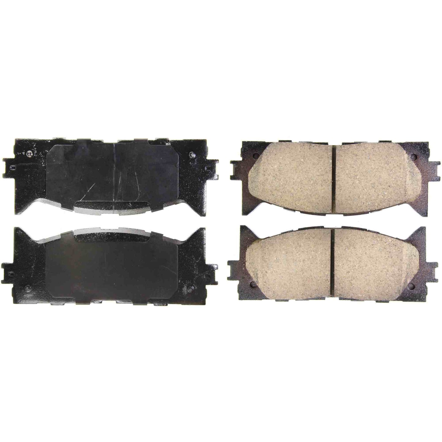 Centric Parts Disc Brake Pad Set Posi Quiet with 100% Shimmed and Scorched for 105.12930