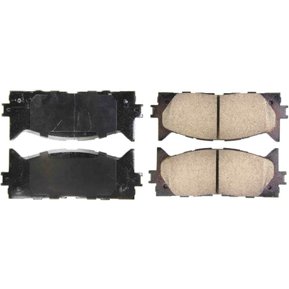 Centric Parts Disc Brake Pad Set Posi Quiet with 100% Shimmed and Scorched for 105.12930