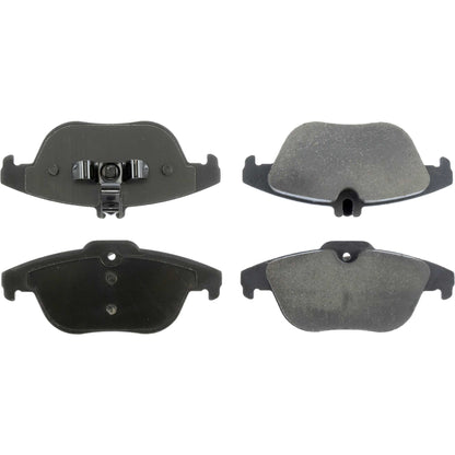 Centric Parts Disc Brake Pad Set Posi Quiet Ceramic with Shims and Hardware for 2008-2017 Mercedes-Benz C/E models 105.13410