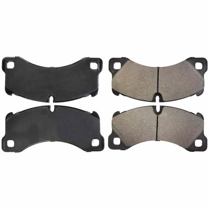 Centric Parts Disc Brake Pad Set Posi Quiet Ceramic with Shims for 2008-2020 Porsche Cayenne, 2015-2020 Macan, 2010-2020 Panamera, 2021 Taycan, 2008-2009 & 2011-2018 VW Touareg 105.13490