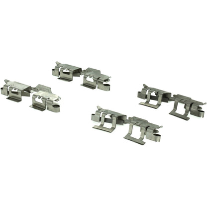 Centric Parts Disc Brake Pad Set Posi Quiet Ceramic with Shims and Hardware for 2009-2014 Toyota Corolla, 2009-2010 Pontiac Vibe, 2009-2017 Prius Prime 105.13541