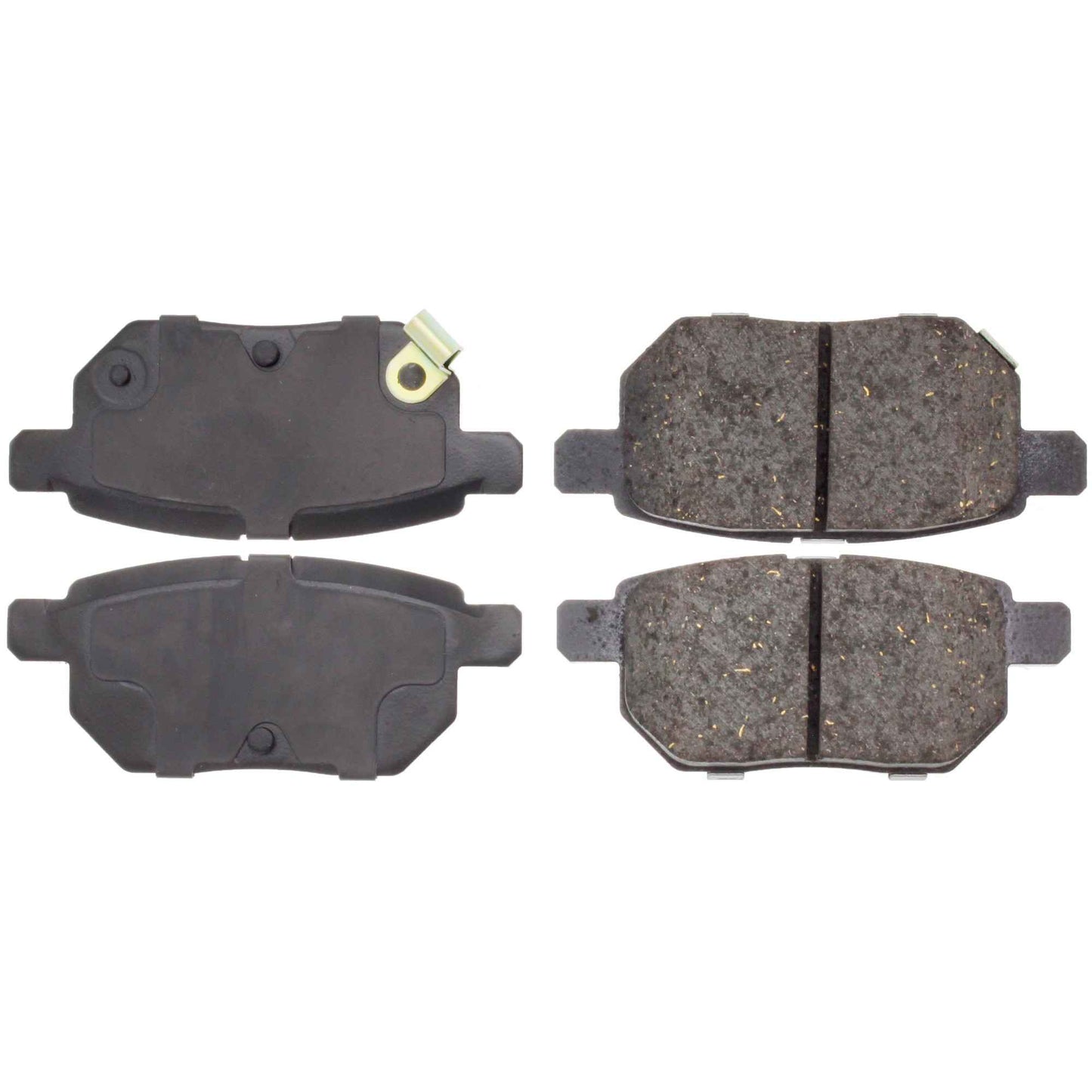 Centric Parts Disc Brake Pad Set Posi Quiet Ceramic with Shims and Hardware for 2009-2014 Toyota Corolla, 2009-2010 Pontiac Vibe, 2009-2017 Prius Prime 105.13541