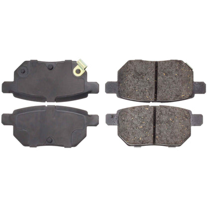Centric Parts Disc Brake Pad Set Posi Quiet Ceramic with Shims and Hardware for 2009-2014 Toyota Corolla, 2009-2010 Pontiac Vibe, 2009-2017 Prius Prime 105.13541