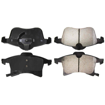 Centric Parts Disc Brake Pad Set Posi Quiet Ceramic with Shims for 2000-2008 Chevrolet Astra, 2007-2008 Meriva, 2006 Zafira, 2020-2022 Mercedes-Benz Metris 105.13610
