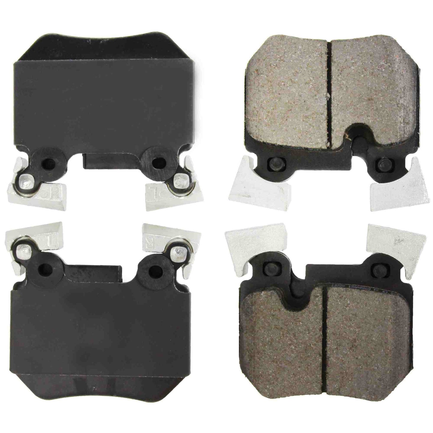 Centric Parts Disc Brake Pad Set Posi Quiet Ceramic with Shims and Hardware for 2008-2013 BMW 135i 135is 328i 105.13720