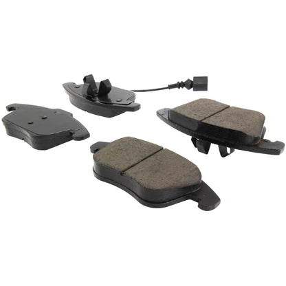 Centric Parts Disc Brake Pad Set Posi Quiet Ceramic with Shims for Audi Q3 2015-2019, VW Passat 2012-2021, Tiguan 2009-2017 105.13750