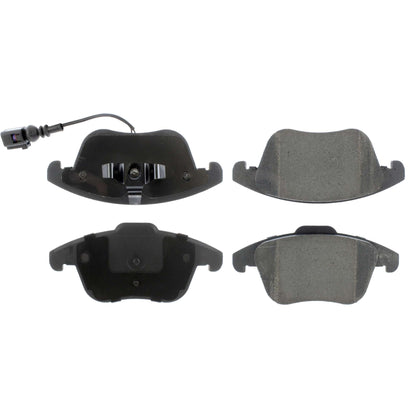 Centric Parts Disc Brake Pad Set Posi Quiet Ceramic with Shims for Audi Q3 2015-2019, VW Passat 2012-2021, Tiguan 2009-2017 105.13750