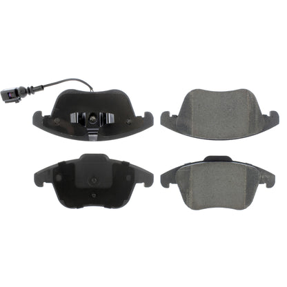 Centric Parts Disc Brake Pad Set Posi Quiet Ceramic with Shims for Audi Q3 2015-2019, VW Passat 2012-2021, Tiguan 2009-2017 105.13750